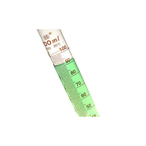 유리메스실린더(100ml, boro3.3) 육각바닥